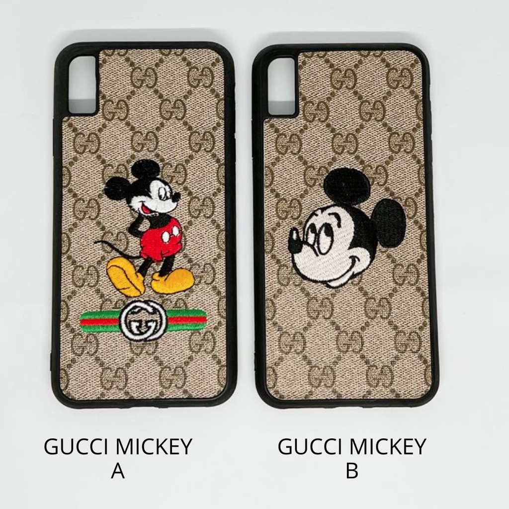 Case iPhone X Pro Max Gucci Mickey Premium Import Casing Soft Case