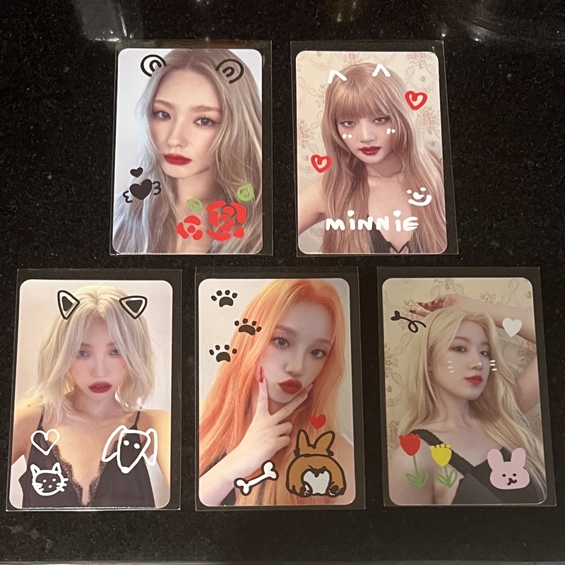 Jual Photocard Pc Official G I Dle Doodle Makestar Miyeon Minnie Soyeon Yuqi Shuhua Pob Bene