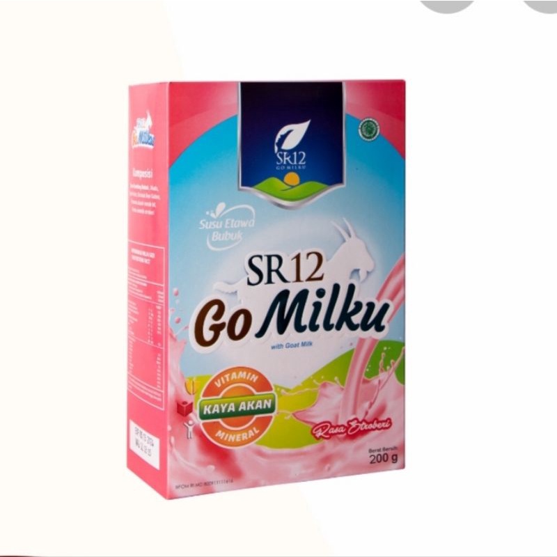 

Susu Kambing Etawa SR12 GomilKu Rasa Strawberry netto 600gram