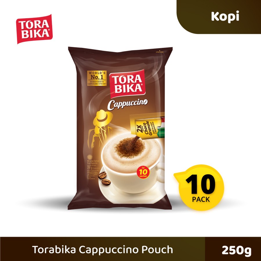 

Kopi Torabika Cappuccino 10 Sachet @ 25 Gr / 1 RENCENG