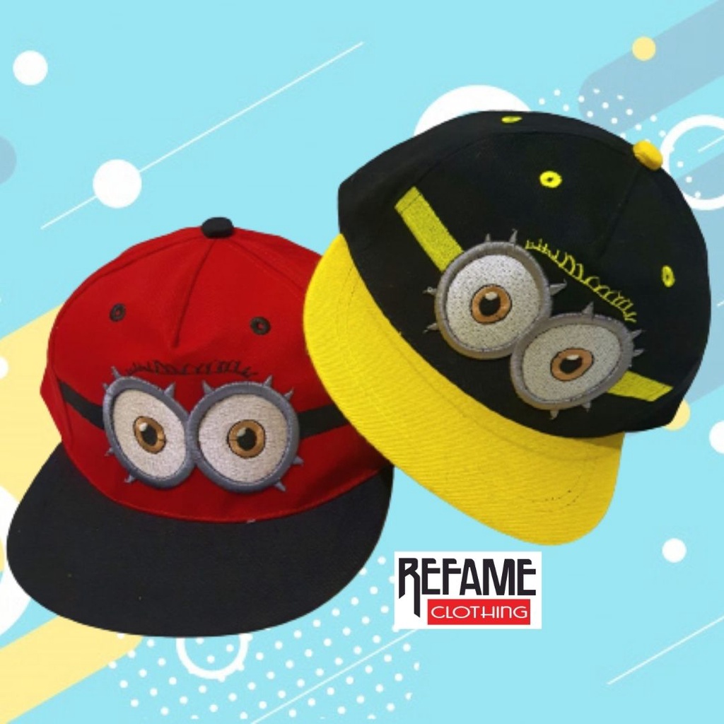 Topi Anak Snapback Minion Kids