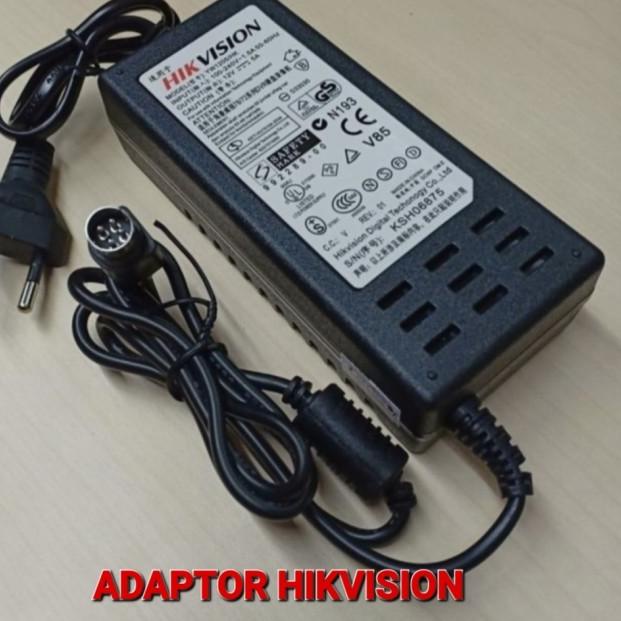 Adaptor hikvision 12V 5A 4 pin DVR Adaptor NVR CCTV Adaptor HIKVISION