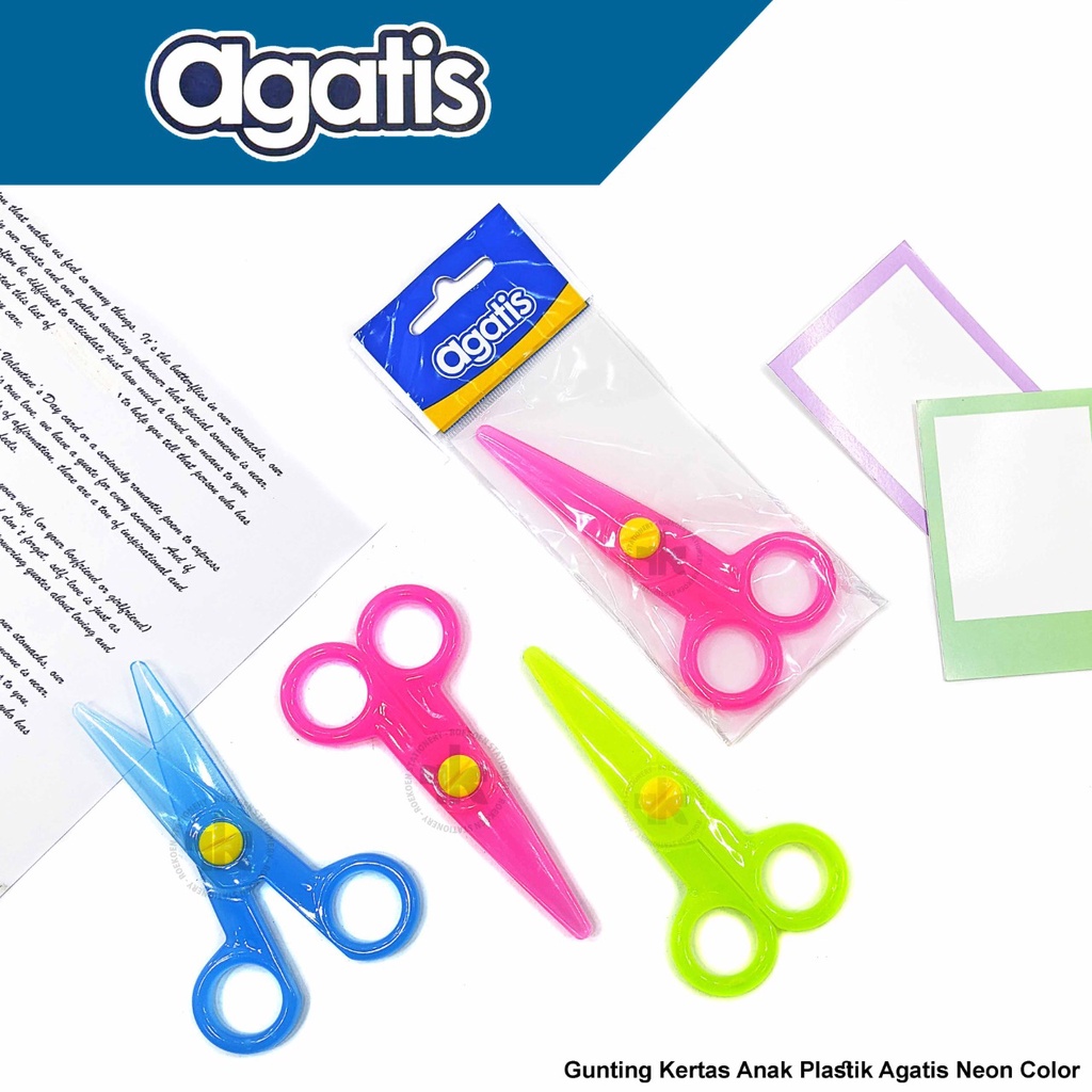 

Agatis Gunting Anak Plastik Neon Color SKD-30PS-AC1,SKD-21PS-AC1,SKD-01PS-AC1