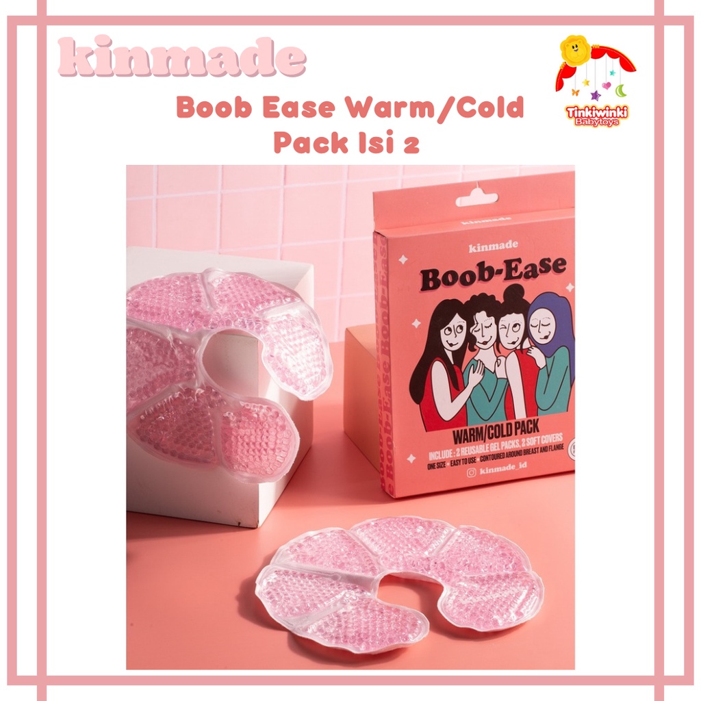 Kinmade Boob Ease Warm/Cold Pack Isi 2 | Kompres Payudara . Kinmade Boob-Ease Warm/Cold Pack adalah produk Kinmade yang dapat membantu memperlancar aliran ASI Moms dan dapat mengurangi permasalahan payudara Moms seperti mastitis atau payudara bengkak.  Ke