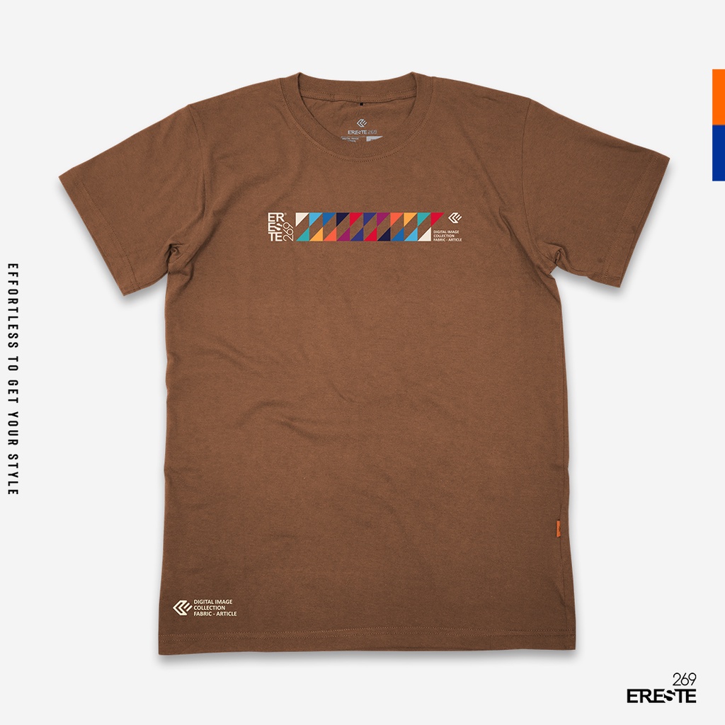 Ereste269 T-Shirt Short Sleeve Colors Brown