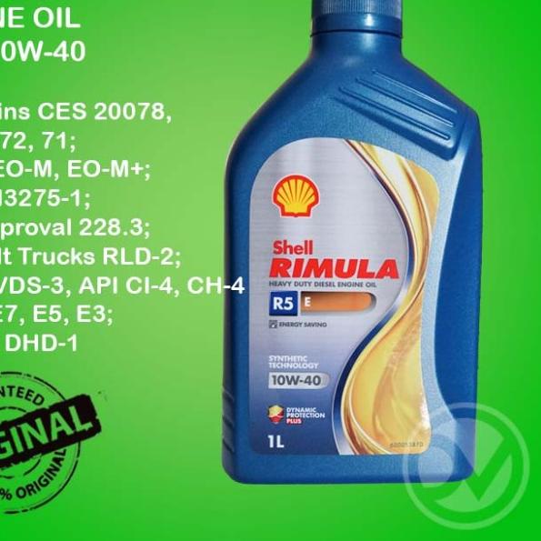 Shell Rimula R5E kemasan 1lt