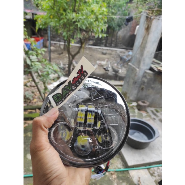 lampu daymaker dus hitam polos lampu daymeker dus hitam polos daymaker 16 led 5" 5 inch hitam dus hi