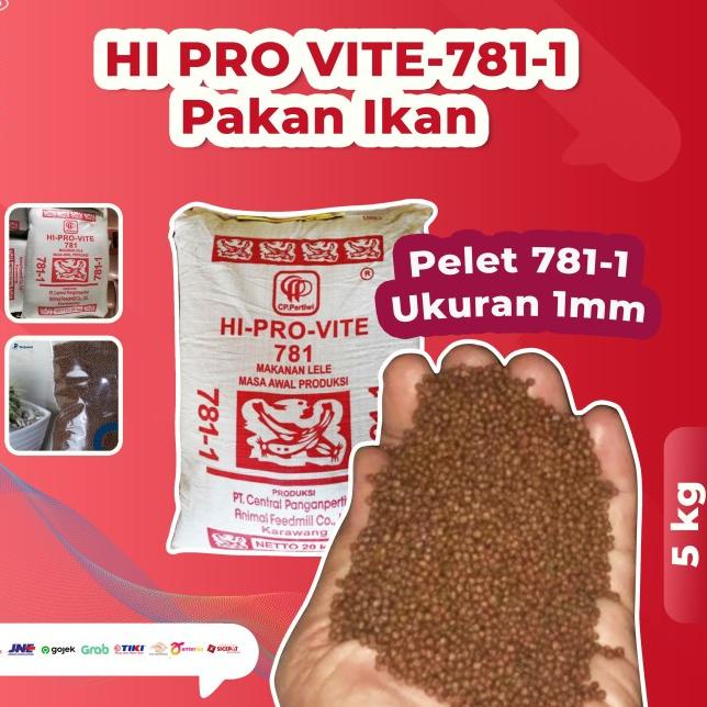 Pelet Pakan Bibit Ikan Lele Nila 781-1 Per 5kg
