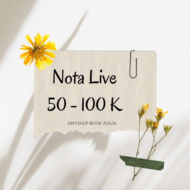 GAMIS DAN ATASAN LIVE 50 - 100 K