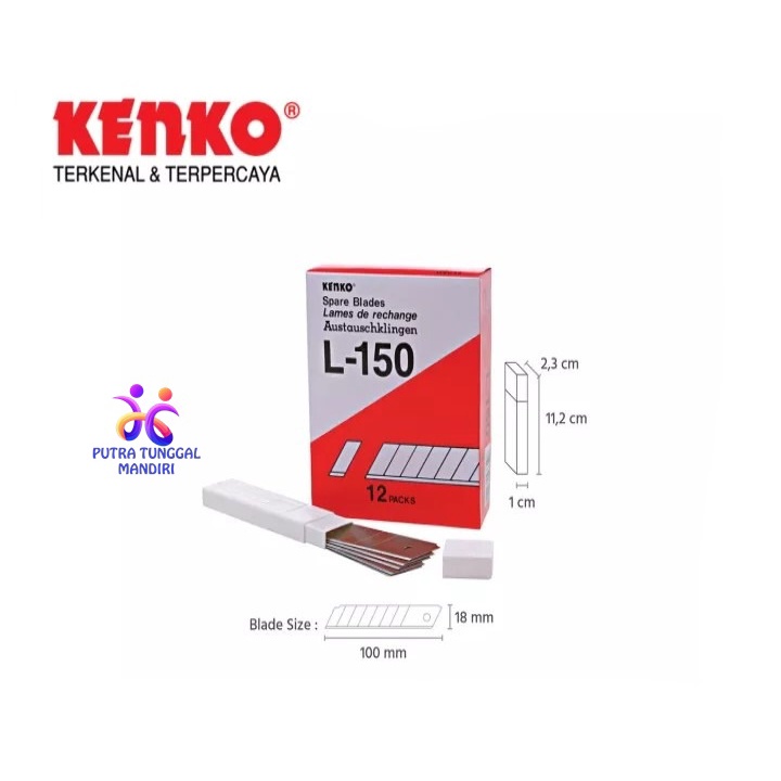

PTM - Isi Cutter Kenko L-150 Besar Refill isi Cuter Kater Besar L150 L 150