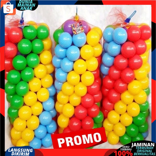 Mainan Anak laki laki dan perempuan Mandi Bola Earth Warna warni isi 25 pcs SNI FREE BPA