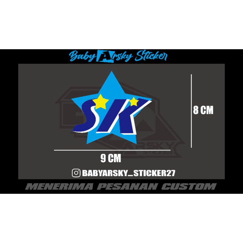 

STICKER CUTTING SK BINTANG