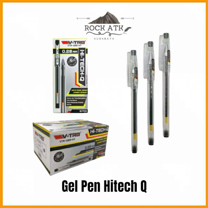 

1 pcs pen hi-tech-Q 0.28mm / pen hitec V-Tro / ballpoint hi-tech / pulpen hitech / balpoin