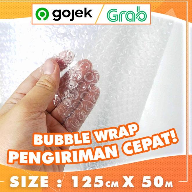 

BUBBLE WRAP ROLL 50 METER HITAM PUTIH BUBLE WRAP MULIAPACK - MP Biru - Hitam