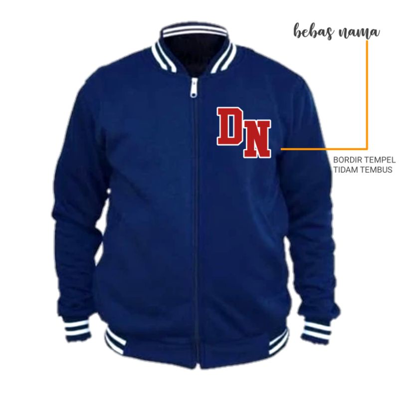 jaket Versity bebas costume bordir tidak tembus atau bordir PACTH