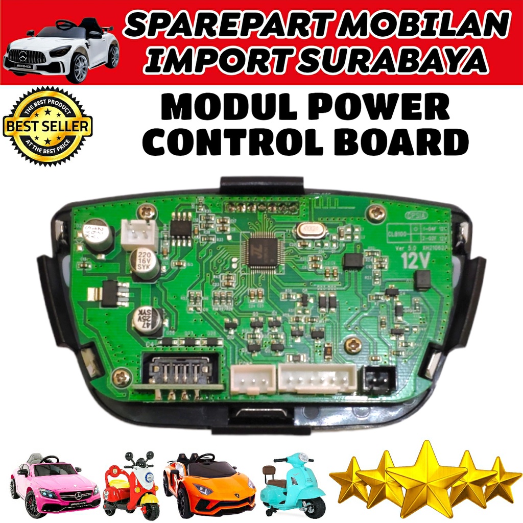 MODUL POWER CONTROL BOARD 12V MOBIL MOBILAN ANAK LAMBORGHINI CENTENARIO PLIKO PK 3898 LN RIDE ON CAR CHILDREN LAMBORGINI