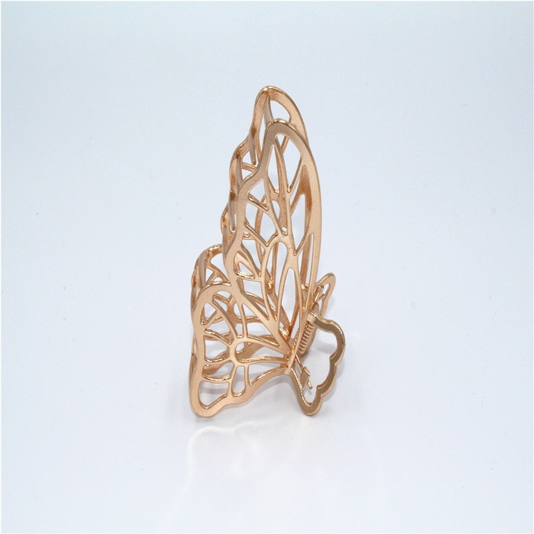 Jepit Rambut butterfly wing Bahan metal Ukuran 8cm Untuk Wanita