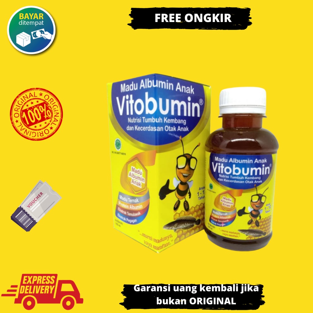 

Madu Vitobumin Ath Thoifah Nutrisi Tumbuh Kembang Anak - 150 ml