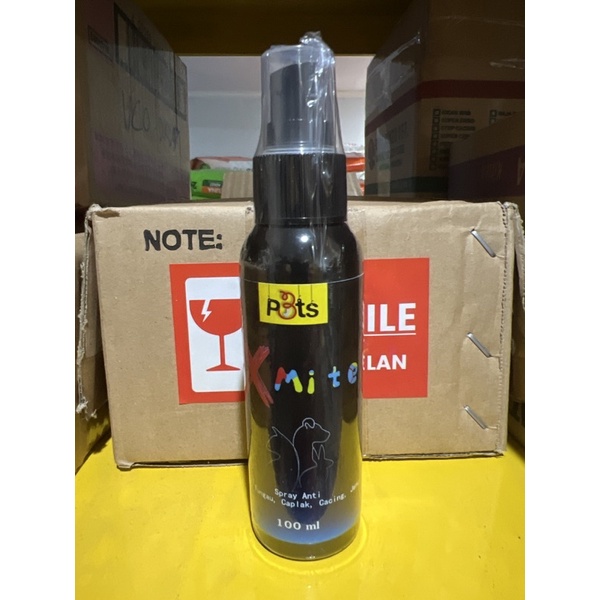 p3ts spray anti kutu tungau caplak cacing jamur kucing anjing 100ml