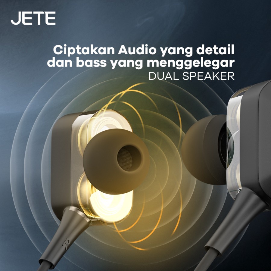 JETE 10 Pro Earphone Bluetooth Sport Extra Bass IPX4