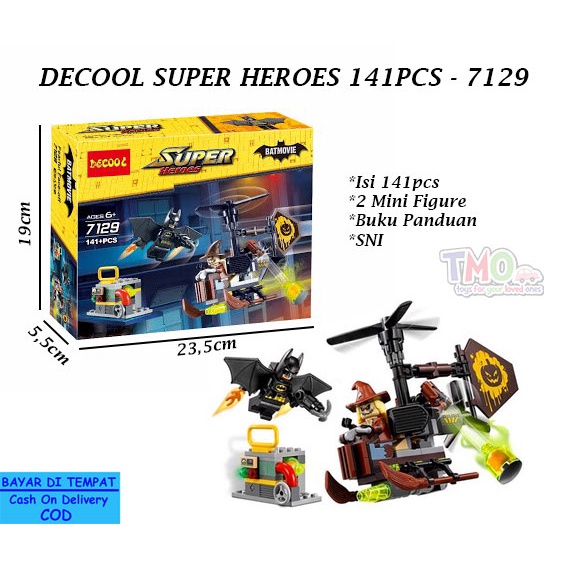 DECOOL SUPER HEROES 7008 - 7013 MAINAN ANAK BLOCK BLOK AVENGER BATMAN SUPERMAN WONDER WOMAN