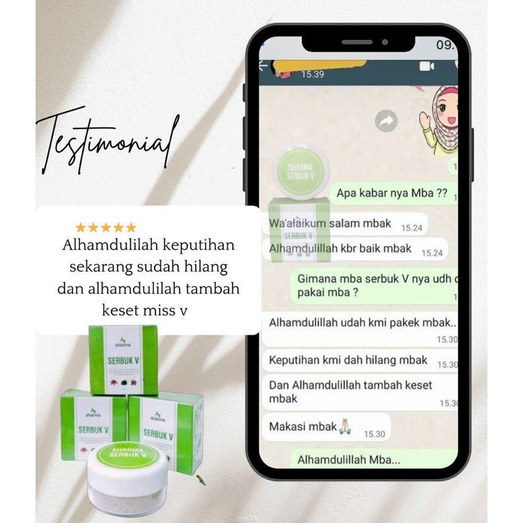 BPOM - SERBUK PERAWAN  15gram