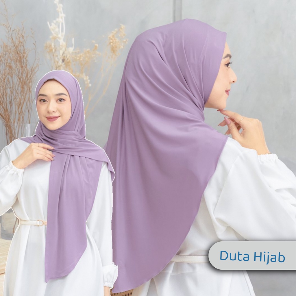 Hijab Segitia Instan Jersey Soft Pad | Segitiga Instan Jersey Premium