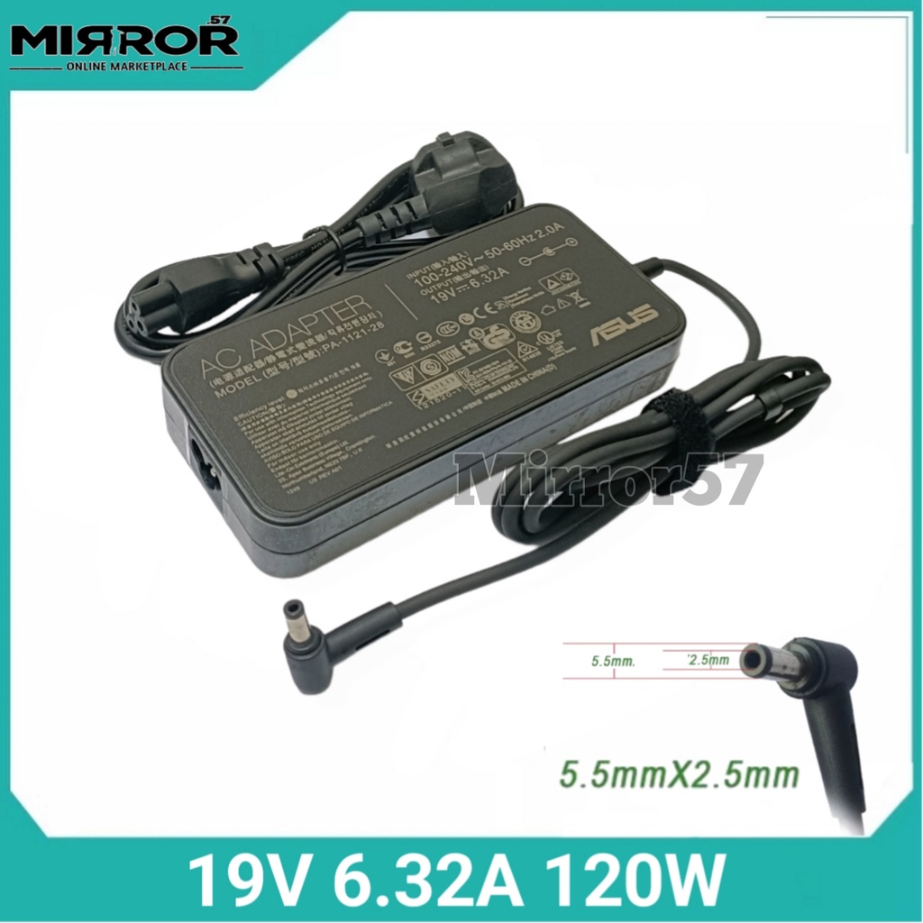 Adaptor Laptop Asus ROG ZX53VW ZX53VD ZX53VE ZX53V ZX53 Charger Asus 19V 6.32A 120W