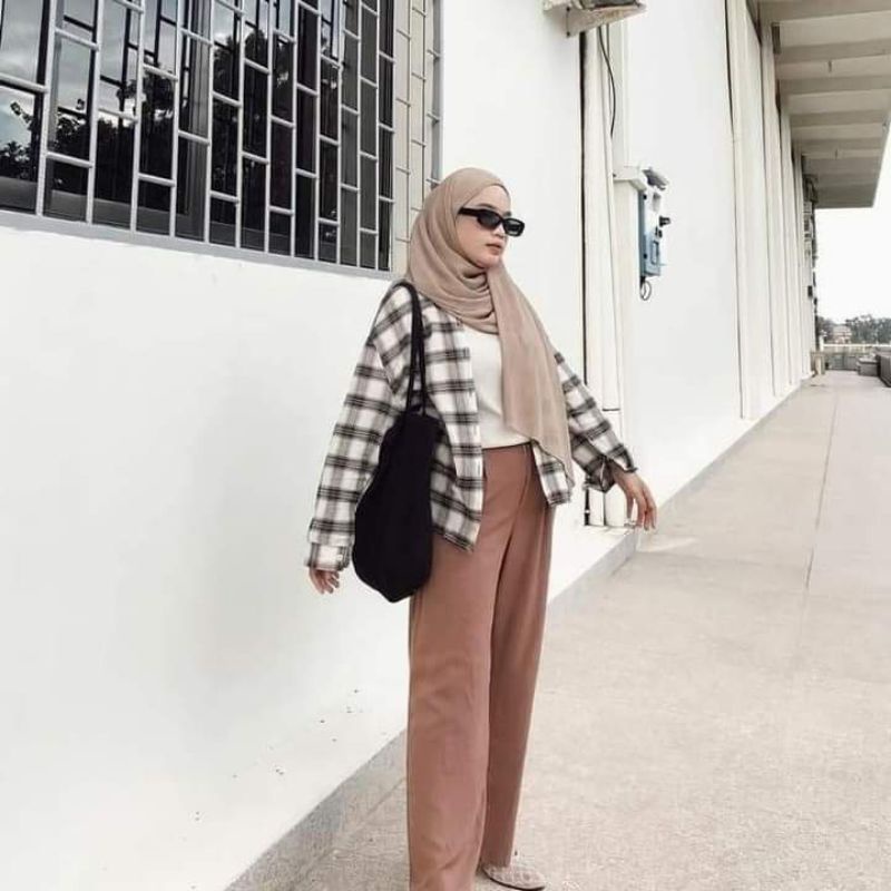 kemeja flanel lengan panjang remaja bestseller-2