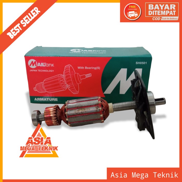 Mailtank armature sh 0501 mesin gerinda / angker gerinda sh 05 armatur