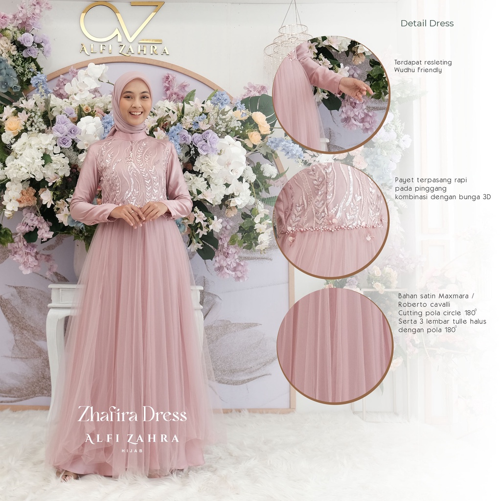 Zhafira Dress (Ready Stok)