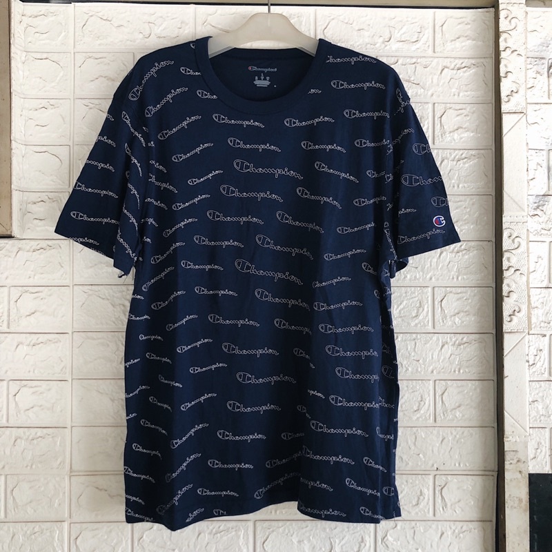 T SHIRT / BAJU CHAMPION FULL PRINT ORIGINAL