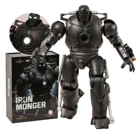 ZD Toys Avengers Ironman 2 ZDToys IRON MONGER Infinity Figure with LED