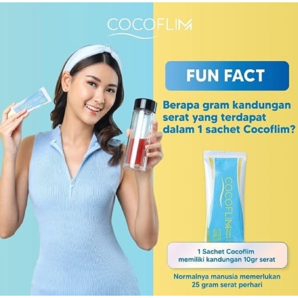 Cocoflim Fiber - 1 Pouch Suplemen Diet sehat