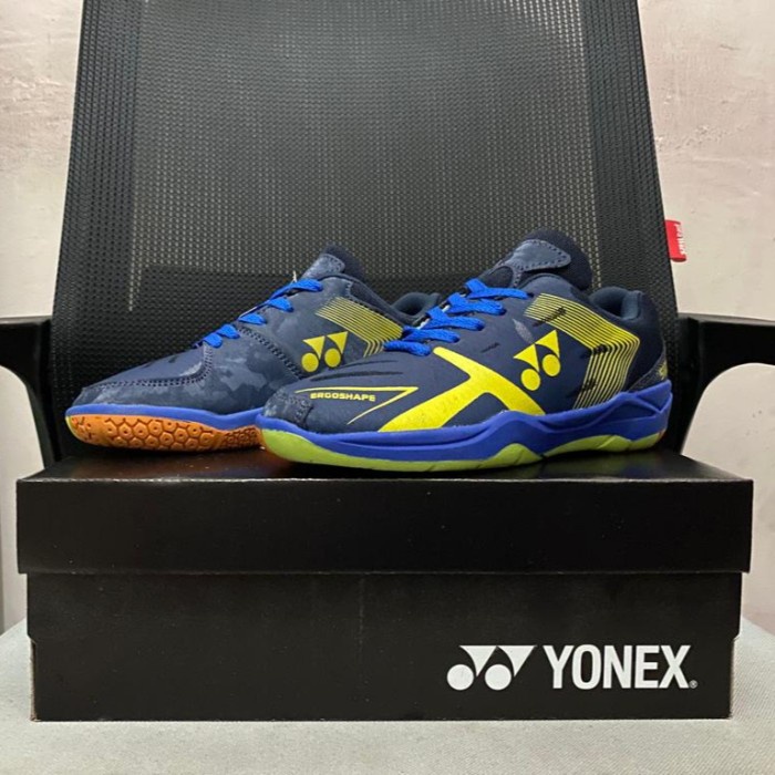 Sepatu badminton anak / Sepatu bulutangkis anak / sepatu yonex anak - Biru, 34