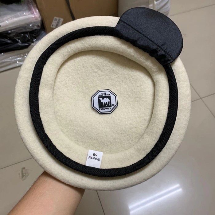 Topi Baret Fkppi / Putih, Camel Asli Onta Hitam