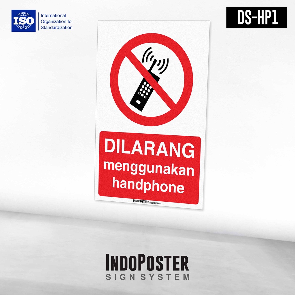 

Stiker Safety Sign Rambu K3 ISO Dilarang Menggunakan Handphone