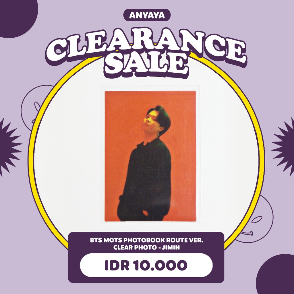 [READY STOCK] BTS MAP OF THE SOUL MOTS PHOTOBOOK CONCEPT SHARING CLEAR PHOTOCARD JIMIN ROUTE VER.