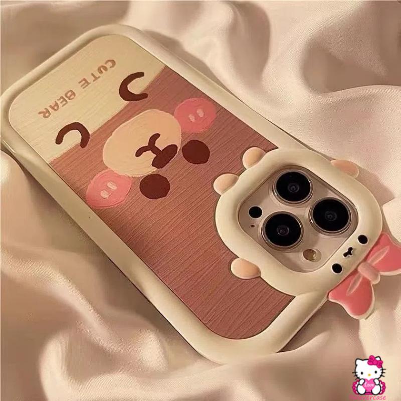 Casing Samsung A04 A32 A12 A31 A30s A50 A04E A13 A52 A50s A04s A51 A52s A22 A23 A53 A03s A02s A33S A53 A11 A73 A5S Motif Kartun Monster Bear 3D