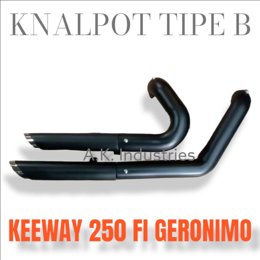 Knalpot Keeway 250V Geronimo