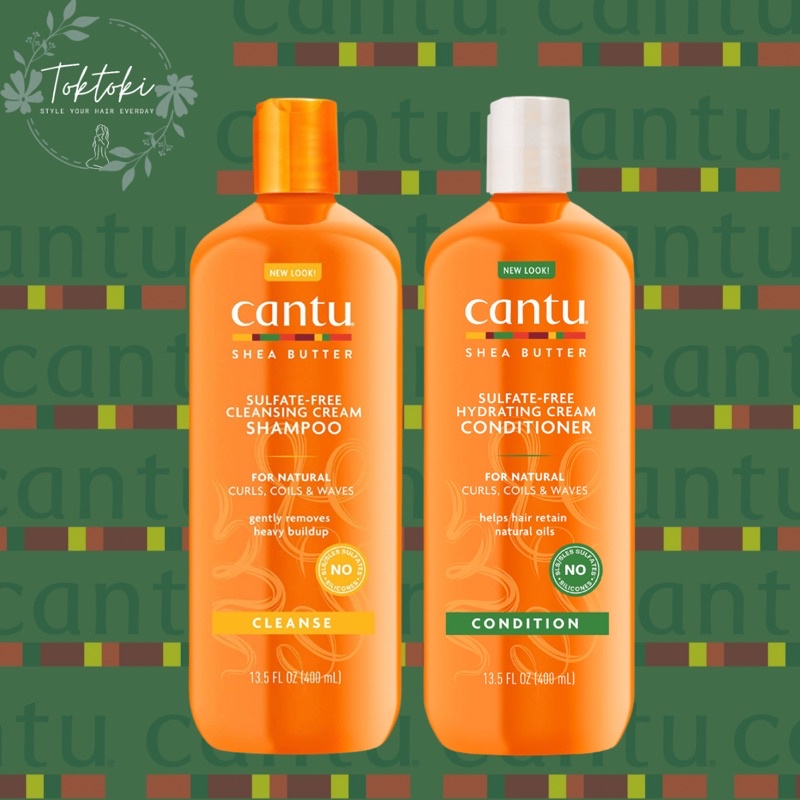 CANTU Shea Butter Shampoo + Hydrating Conditioner for Natural Hair