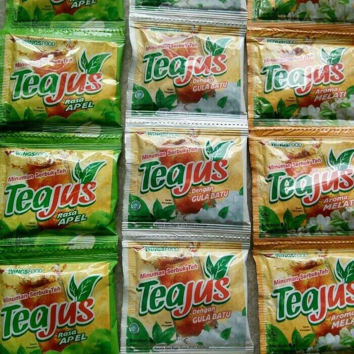 Tea Jus Minuman Serbuk Teh All Varian 1 Renceng isi 10 Pcs