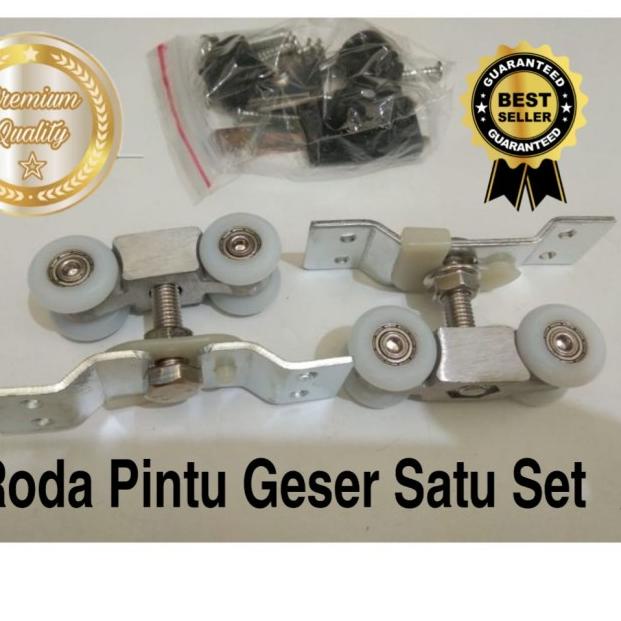 Roda Rel Pintu Geser Satu Set