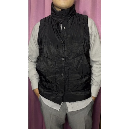 Rompi Motor - Vest Bulu Angsa Hitam - B19