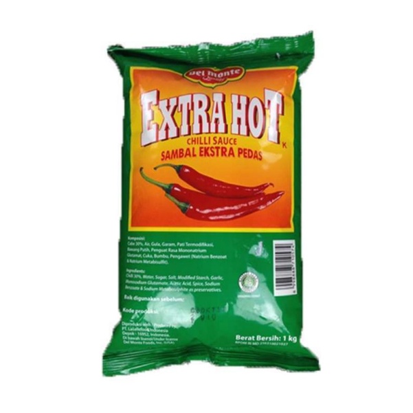 

DELMONTE SAUS SAMBAL EXTRA HOT 1 KG