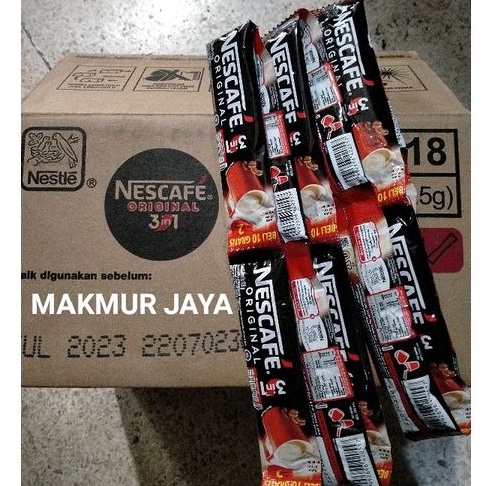 

KOPI NESCAFE 3in1 (KOPI/GULA/KRIMER) 18gr (1 RENTENG ISI 10 SACHET)