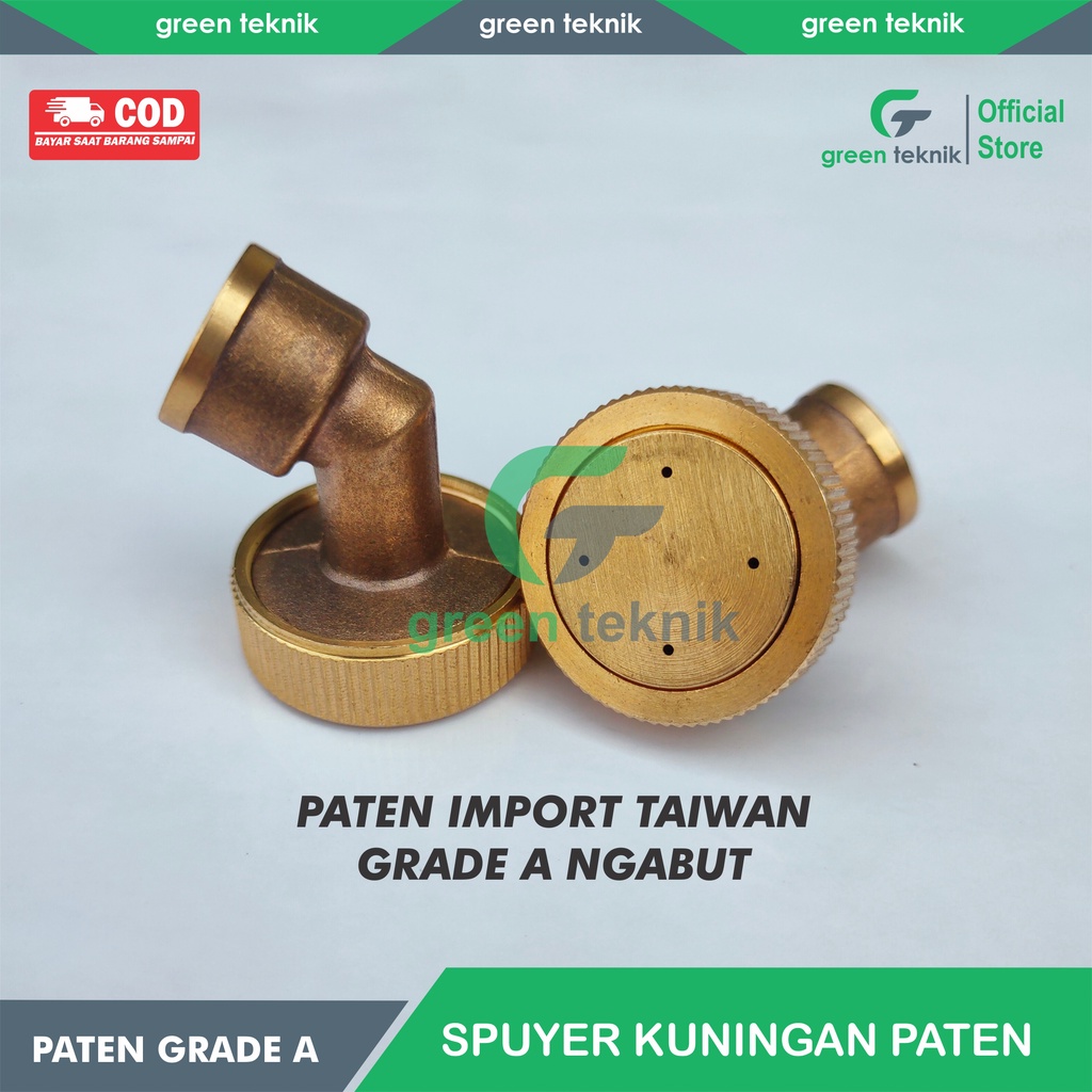 Nozzle Sprayer Spuyer Kuningan Paten Import Grade A Dijamin Kabut Halus
