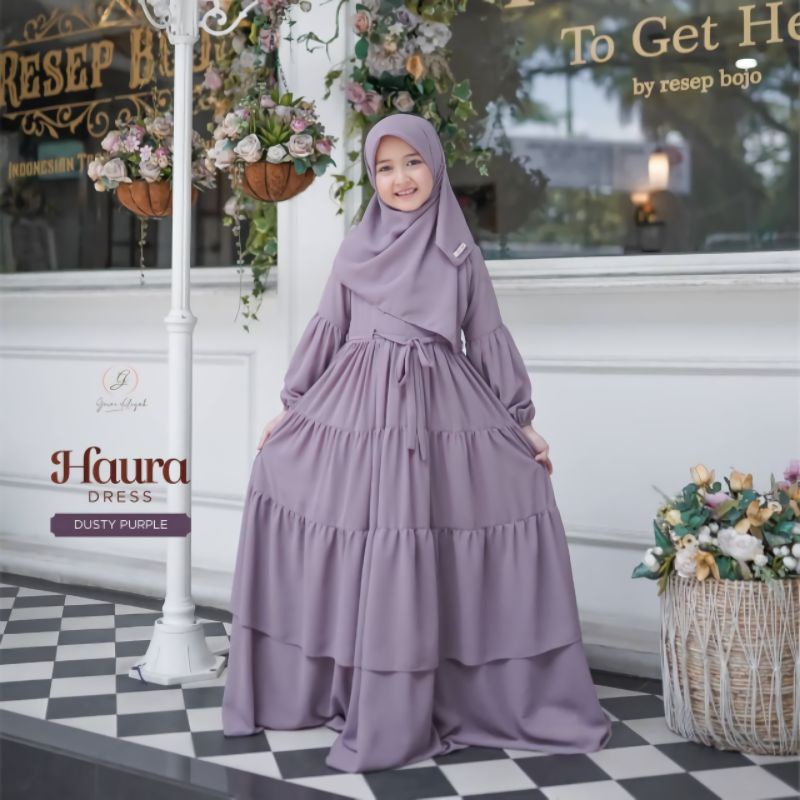 TERLARIS GAMIS ANAK PLUS HIJAB 7-12 TAHUN/ZAHRA KIDS/PAKAIAN MUSLIM ANAK PEREMPUAN/GAMIS NAISYA S M L/PAKAIAN MUSLIM ANAK PEREMPUAN/FAR MOSLEMSTORE