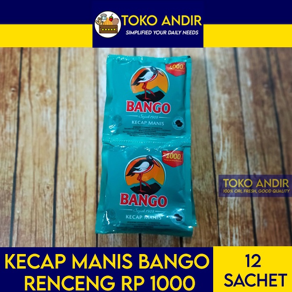 

Kecap Bango Renceng (12pcs) Rp 1.000