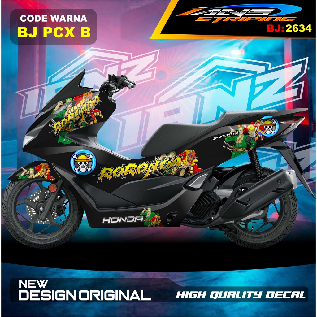 STIKER DECAL FULL BODY PCX 150 / DECAL STICKER MOTOR HONDA PCX 160 / STIKER FULL BODY PCX HIGH QUALITY / STIKER MOTOR